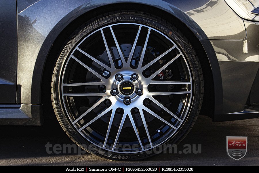 20x8.5 20x10 Simmons OM-C BM on AUDI RS3