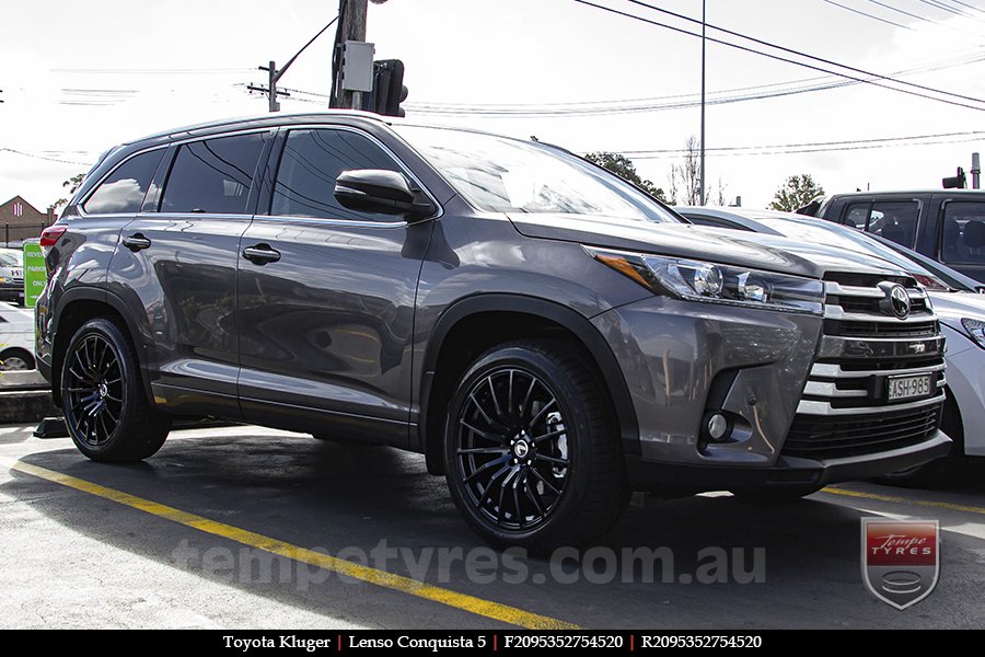 20x8.5 20x9.5 Lenso Conquista 5 SB CQ5 on TOYOTA KLUGER