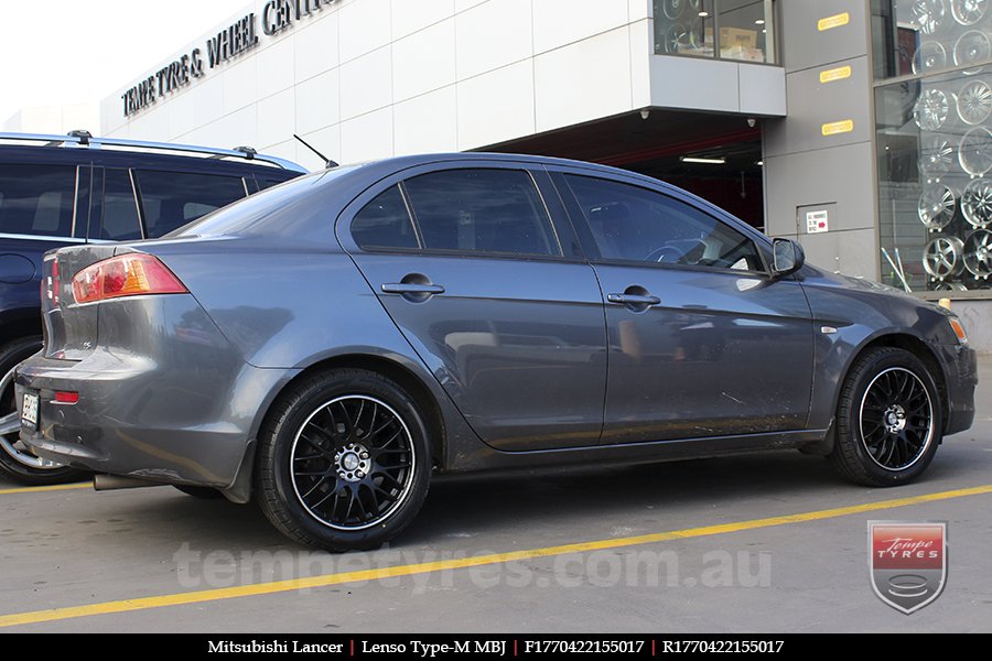 17x7.0 Lenso Type-M - MBJ on MITSUBISHI LANCER