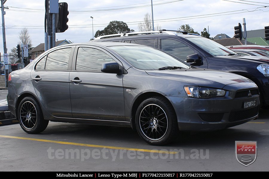 17x7.0 Lenso Type-M - MBJ on MITSUBISHI LANCER