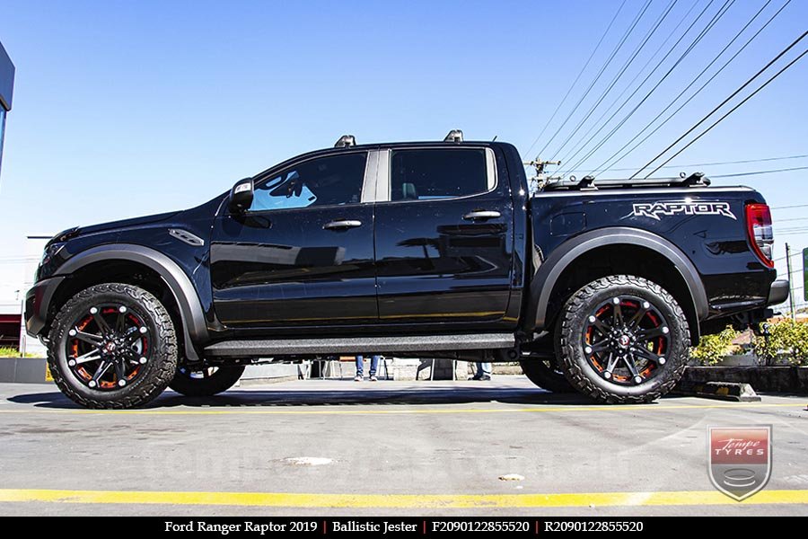 20x9.0 Ballistic Jester on FORD RANGER RAPTOR