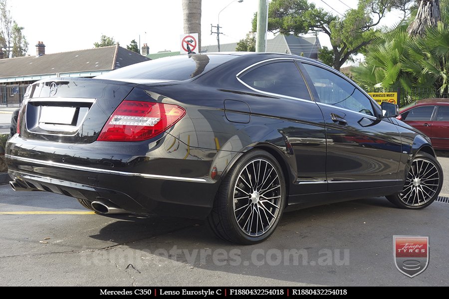 18x8.0 Lenso Eurostyle C ESC on MERCEDES C-Class