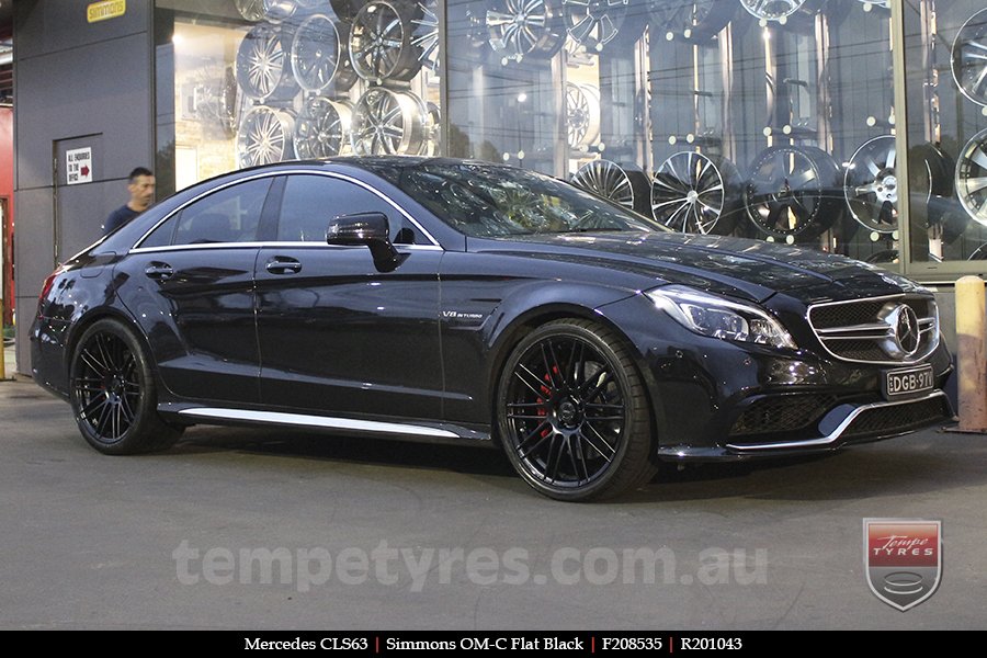 20x8.5 20x10 Simmons OM-C FB on MERCEDES CLS-Class