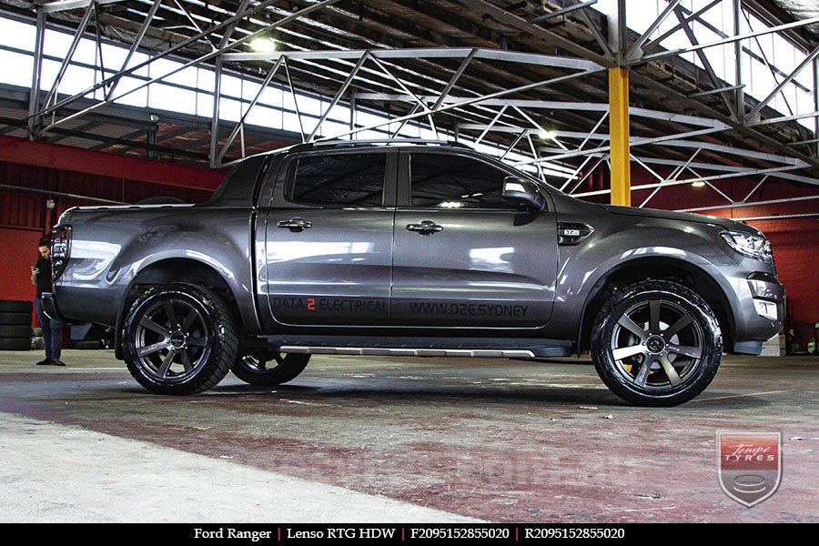 20x9.5 Lenso RTG HDW on FORD RANGER