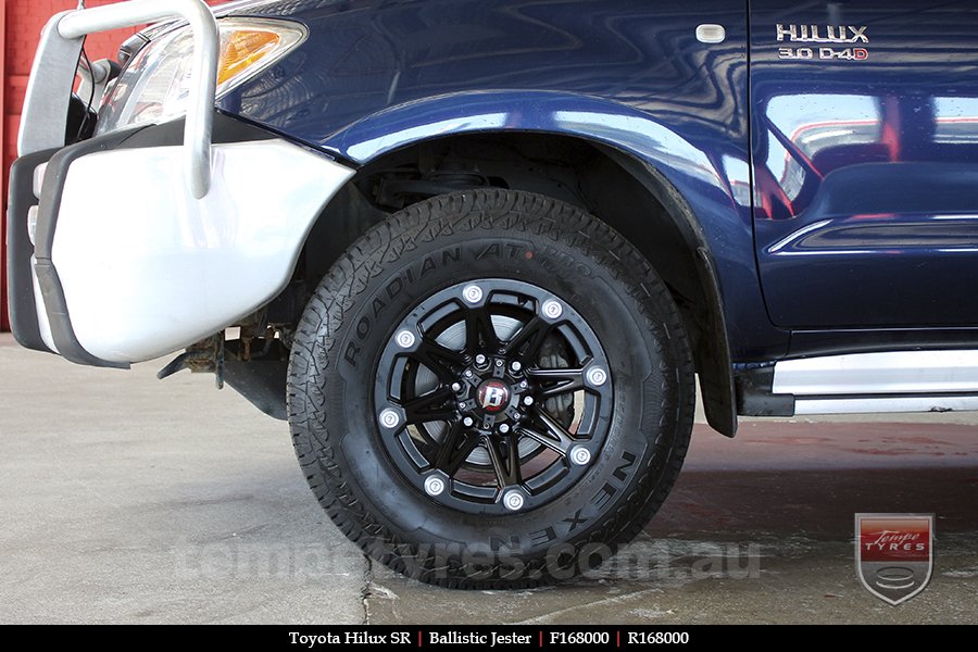 16x8.0 Ballistic Jester on TOYOTA HILUX