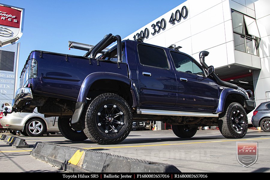 16x8.0 Ballistic Jester on TOYOTA HILUX SR5