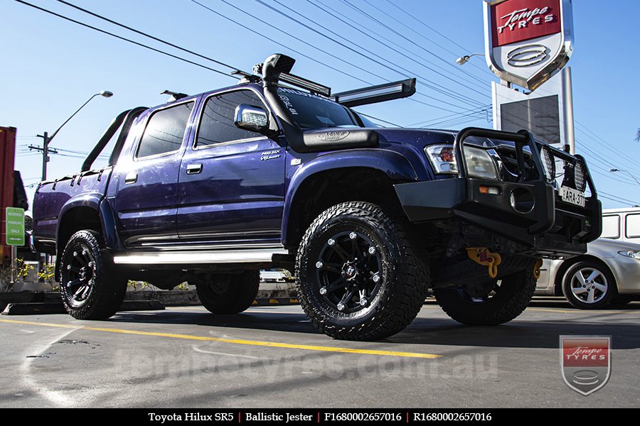 16x8.0 Ballistic Jester on TOYOTA HILUX SR5