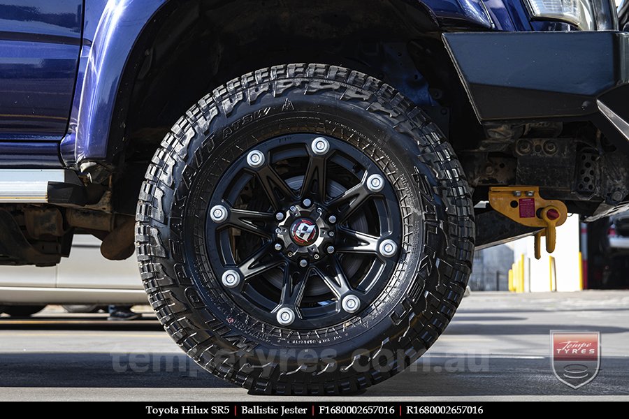 16x8.0 Ballistic Jester on TOYOTA HILUX SR5