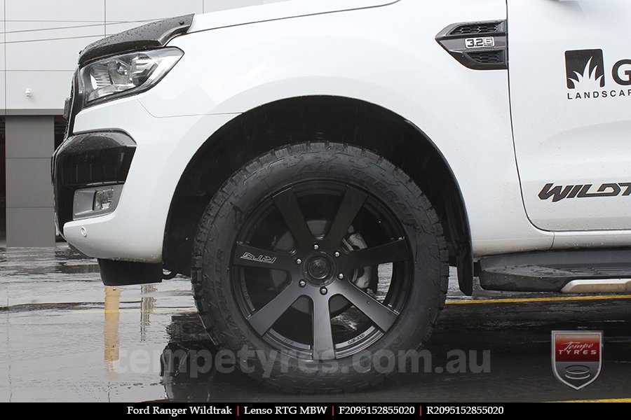 20x9.5 Lenso RTG MBW on FORD RANGER WILDTRAK