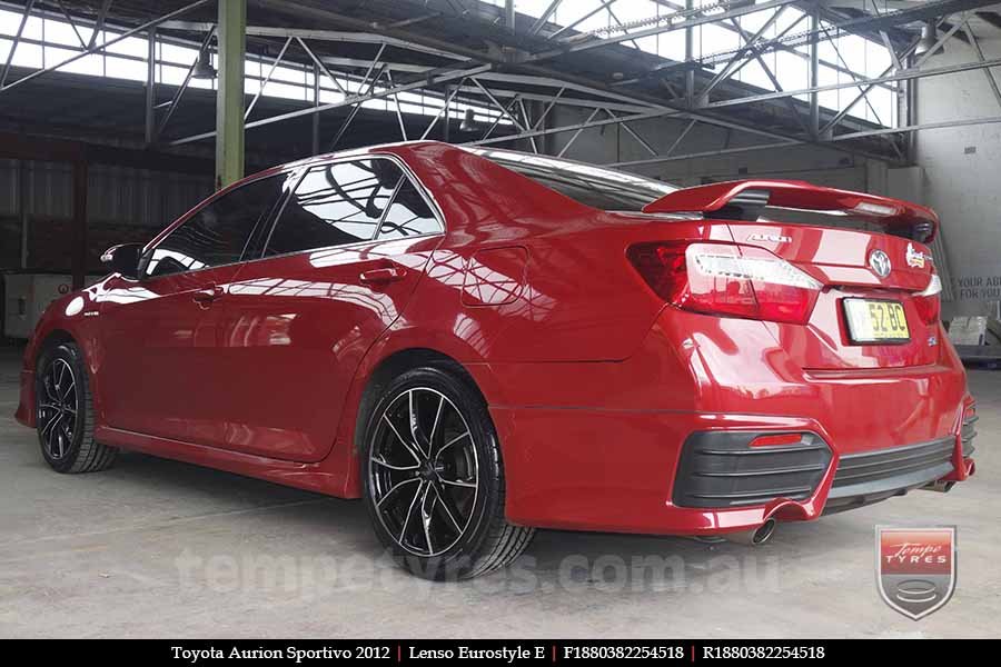 18x8.0 Lenso Eurostyle E ESE on TOYOTA AURION