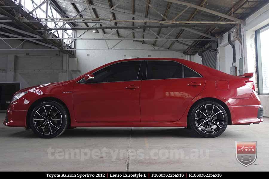 18x8.0 Lenso Eurostyle E ESE on TOYOTA AURION