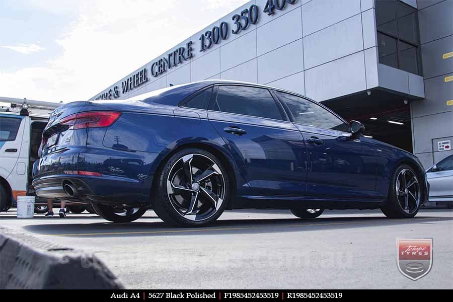 19x8.5 5627 Black Polished on AUDI A4