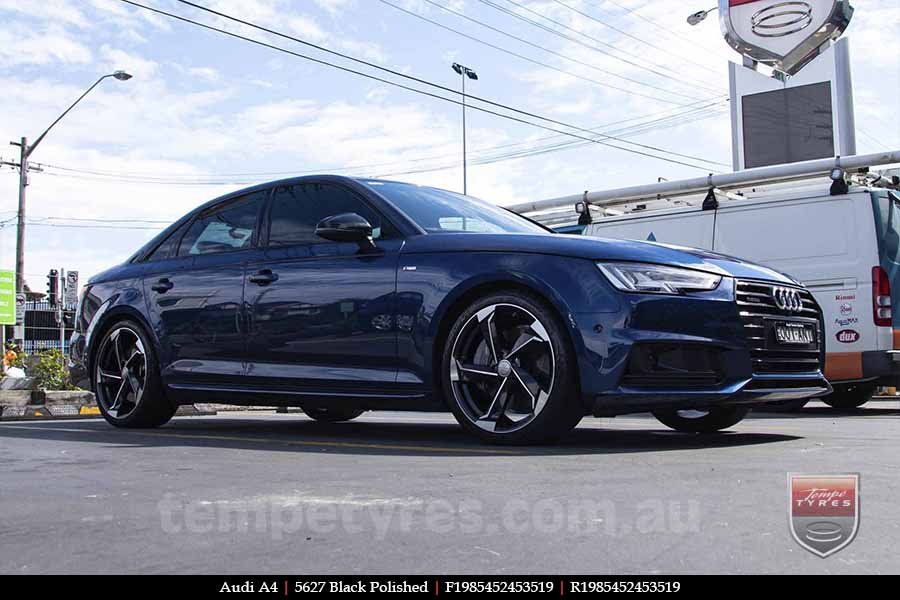 19x8.5 5627 Black Polished on AUDI A4