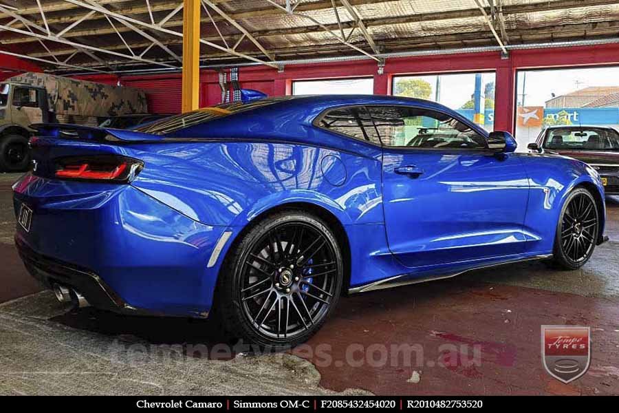 20x8.5 20x10 Simmons OM-C FB on CHEVROLET CAMARO