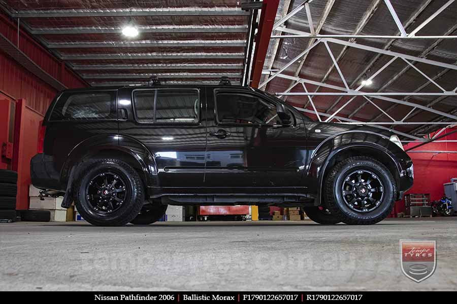 17x9.0 Ballistic Morax on NISSAN PATHFINDER