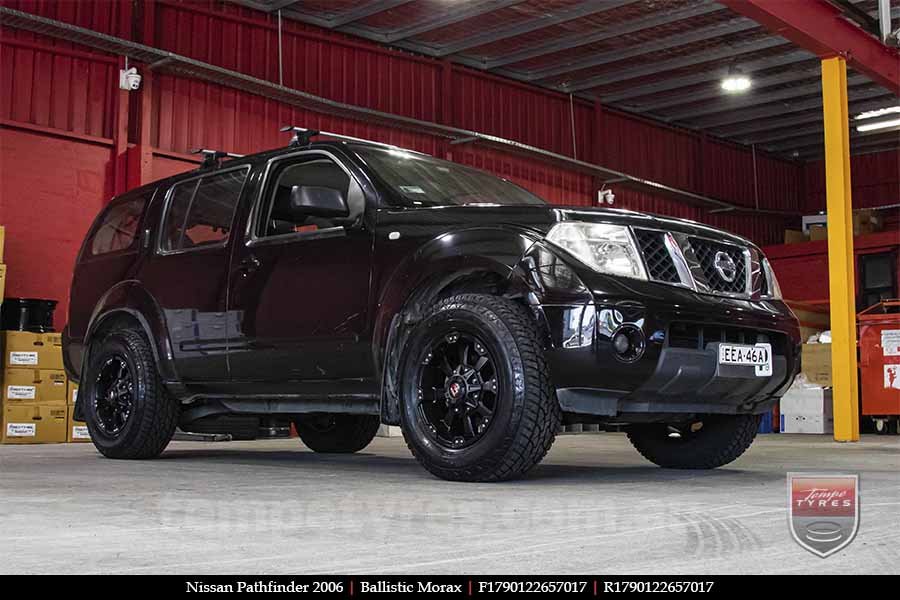 17x9.0 Ballistic Morax on NISSAN PATHFINDER