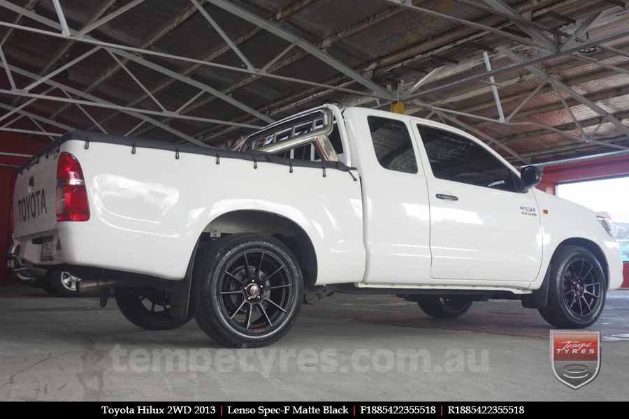 18x8.5 Lenso Spec F MB on TOYOTA HILUX