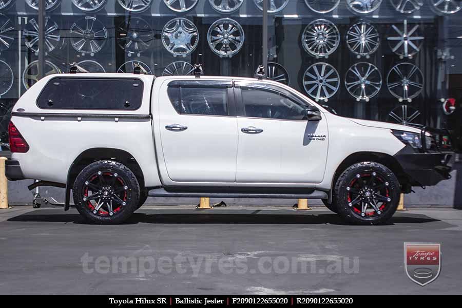 20x9.0 Ballistic Jester on TOYOTA HILUX