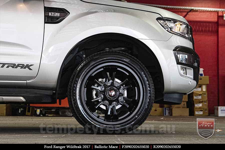 20x9.0 Ballistic Mace on FORD RANGER WILDTRAK