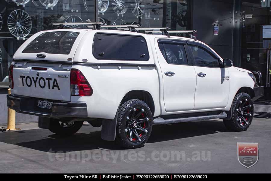 20x9.0 Ballistic Jester on TOYOTA HILUX