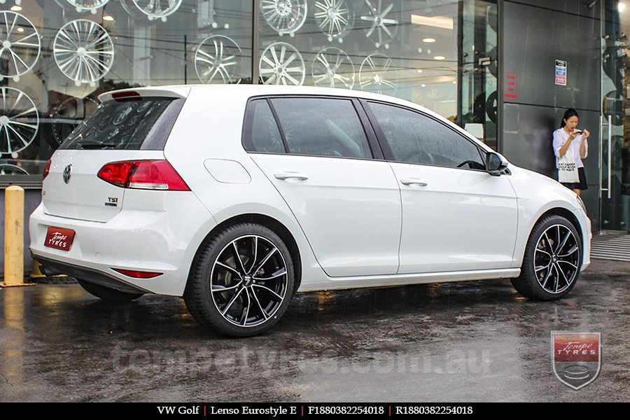 18x8.0 Lenso Eurostyle E ESE on VW GOLF