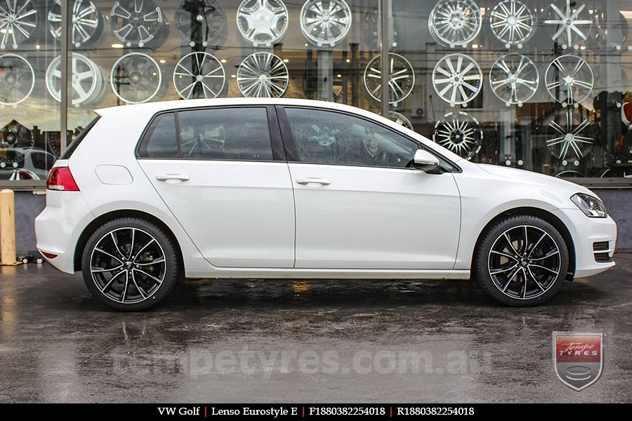 18x8.0 Lenso Eurostyle E ESE on VW GOLF