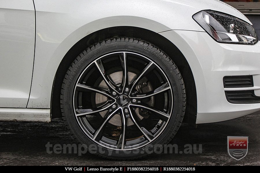 18x8.0 Lenso Eurostyle E ESE on VW GOLF