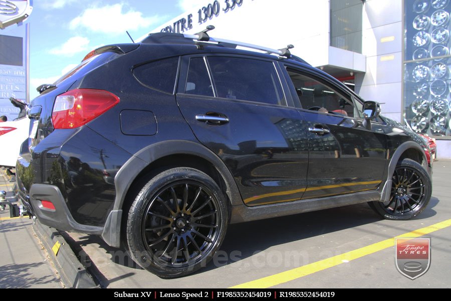 19x8.5 19x9.5 Lenso Speed 2 SP2 on SUBARU XV