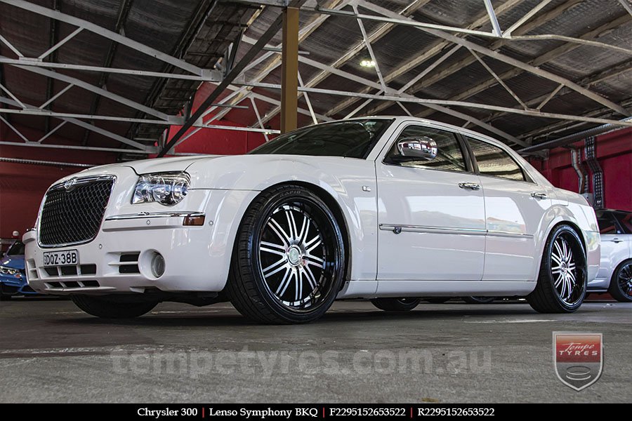 22x9.5 Lenso Symphony - BKQ on CHRYSLER 300