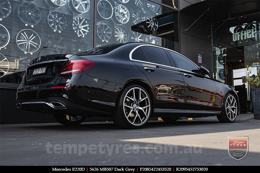 20x8.5 20x9.5 5626 MB507 Dark Grey on MERCEDES E-Class