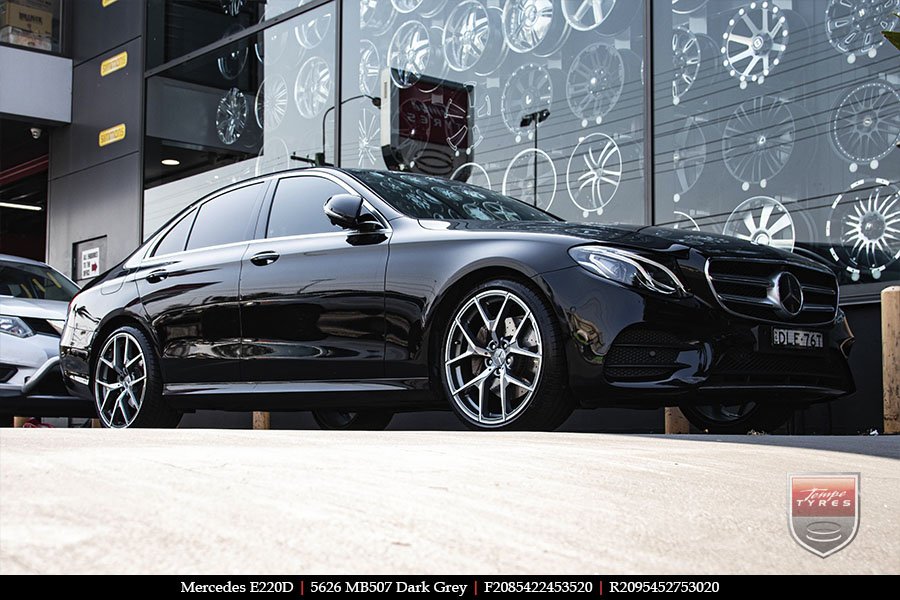 20x8.5 20x9.5 5626 MB507 Dark Grey on MERCEDES E-Class