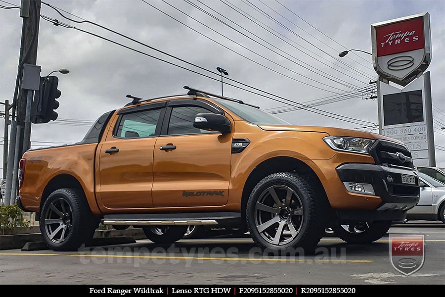 20x9.5 Lenso RTG HDW on FORD RANGER WILDTRAK