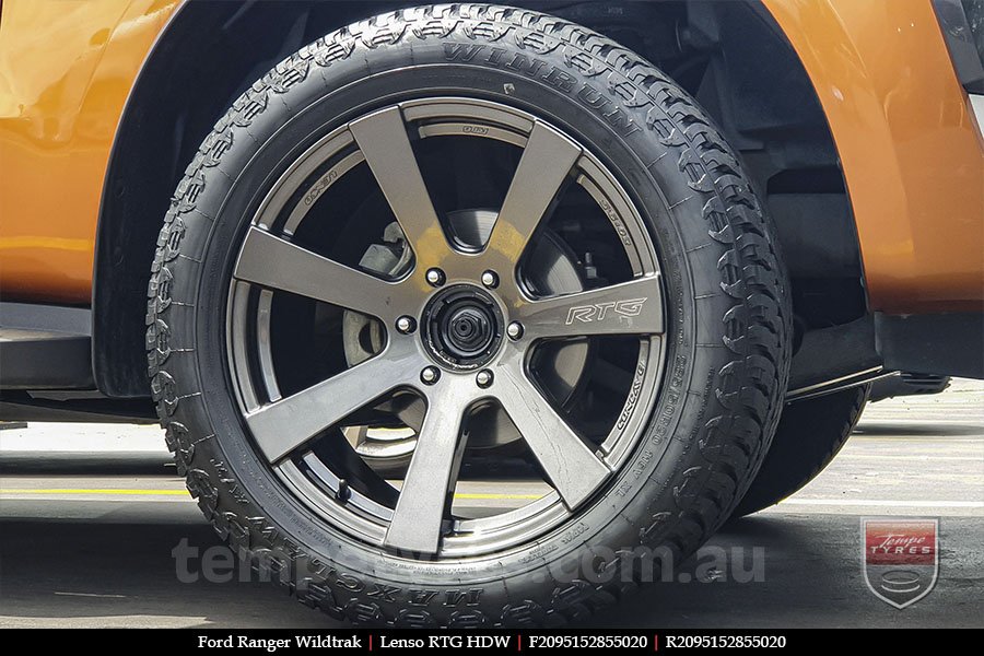 20x9.5 Lenso RTG HDW on FORD RANGER WILDTRAK