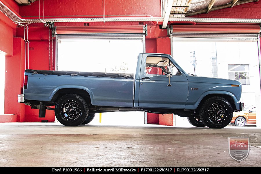 17x9.0 Ballistic Anvil Millworks on FORD F100 