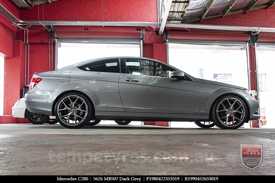 19x8.0 19x9.0 5626 MB507 Dark Grey on MERCEDES C-Class