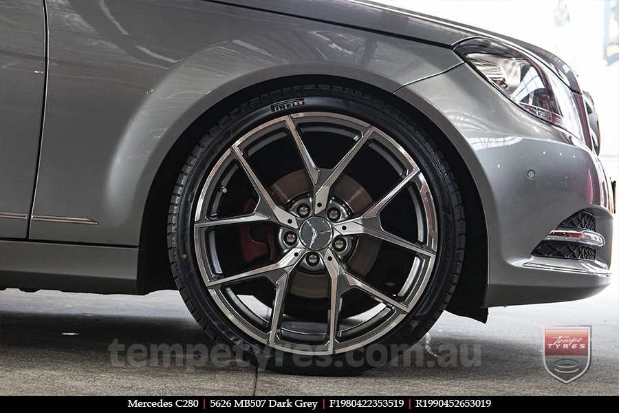 19x8.0 19x9.0 5626 MB507 Dark Grey on MERCEDES C-Class