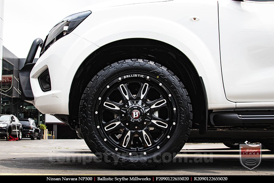 20x9.0 Ballistic Scythe Millworks on NISSAN NAVARA NP300