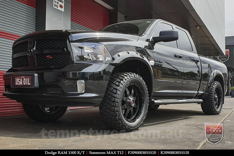 20x9.0 Simmons MAX T12 MK on DODGE RAM