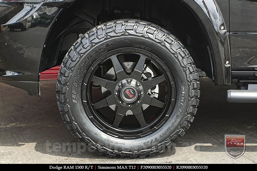 20x9.0 Simmons MAX T12 MK on DODGE RAM