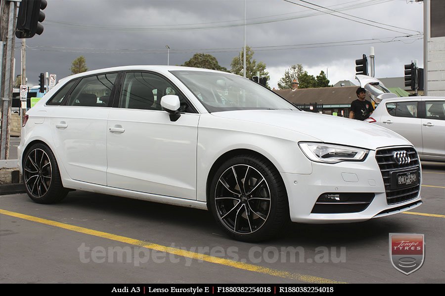 18x8.0 Lenso Eurostyle E ESE on AUDI A3