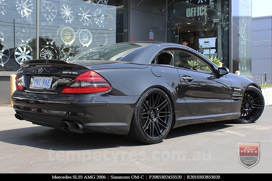 20x8.5 20x10 Simmons OM-C FB on MERCEDES SL-Class