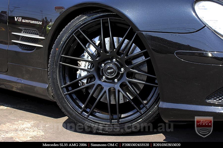 20x8.5 20x10 Simmons OM-C FB on MERCEDES SL-Class