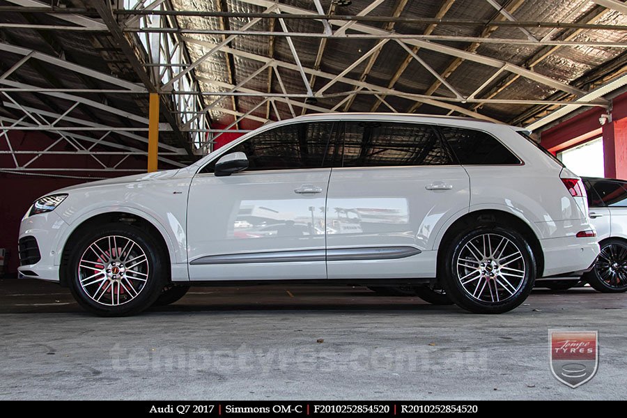 20x8.5 20x10 Simmons OM-C BM on AUDI Q7