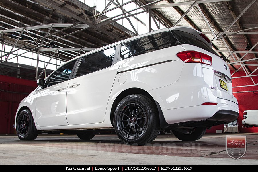 17x7.5 Lenso Spec F MB on KIA CARNIVAL