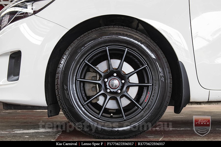 17x7.5 Lenso Spec F MB on KIA CARNIVAL