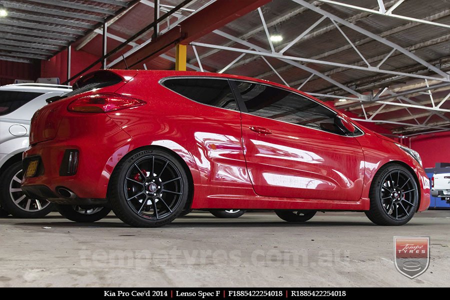 18x8.5 Lenso Spec F MB on KIA PRO CEED