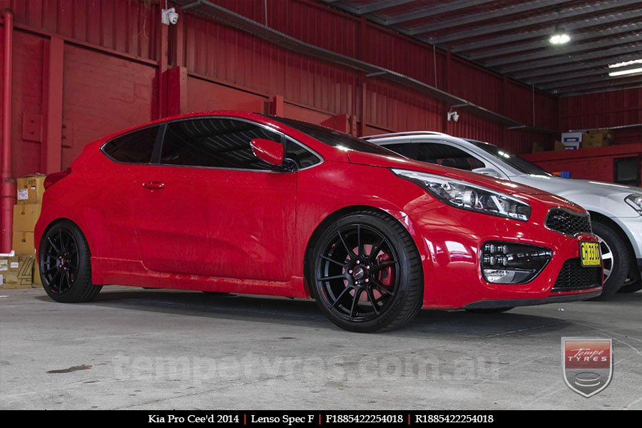 18x8.5 Lenso Spec F MB on KIA PRO CEED