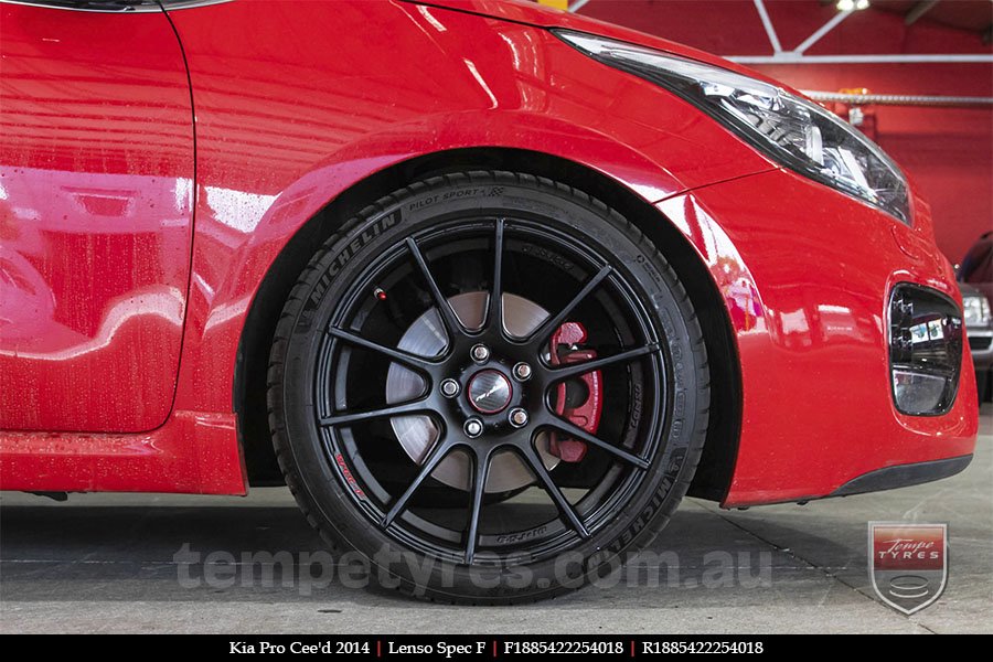 18x8.5 Lenso Spec F MB on KIA PRO CEED