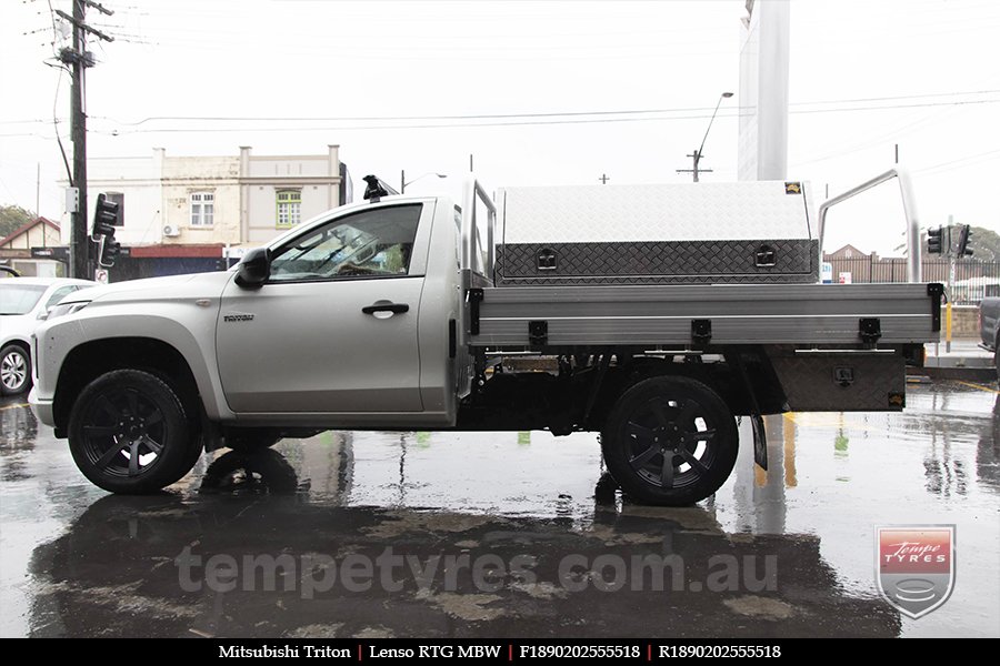 18x9.0 Lenso RTG MBW on MITSUBISHI TRITON