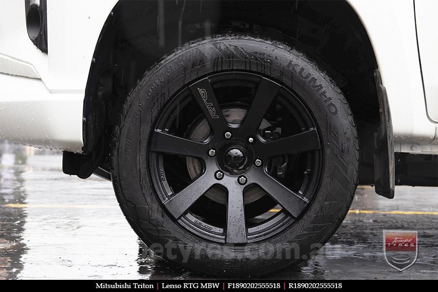 18x9.0 Lenso RTG MBW on MITSUBISHI TRITON